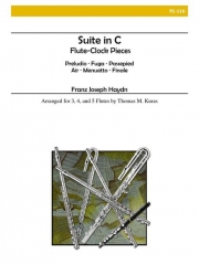 組曲ハ長調  (フランツ・ヨーゼフ・ハイドン)（フルート五重奏）【Suite in C (Flute-Clock Pieces)】