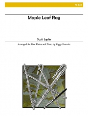 メープル・リーフ・ラグ  (スコット・ジョプリン)（フルート五重奏+ピアノ）【Maple Leaf Rag】