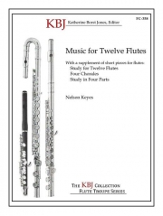 12本のフルートのための音楽（ネルソン・キーズ）（フルート十二重奏）【Music for Twelve Flutes】