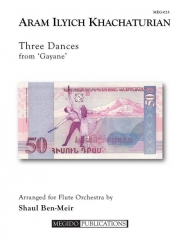 3つの踊り「ガイーヌ」より  (アラム・ハチャトゥリアン)（フルート十二重奏）【Three Dances from Gayane】