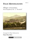 アレグロ・ヴィヴァチッシモ「交響曲・No.3」より（フェリックス・メンデルスゾーン）（フルート十一重奏）【Allegro vivacissimo from Symphony No. 3】