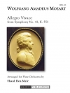 アレグロ・ビバーチェ「交響曲・第41番」より（モーツァルト）（フルート十重奏）【Allegro Vivace from Symphony No. 41】