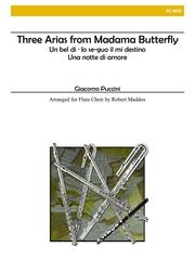 3つのアリア「蝶々夫人」（ジャコモ・プッチーニ）（フルート六重奏）【Three Arias from Madama Butterfly】