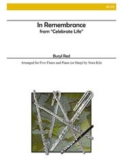 追悼（ベリル・レッド）（フルート五重奏+ピアノ）【In Remembrance】