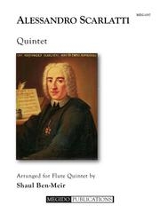 五重奏曲（アレッサンドロ・スカルラッティ）（フルート五重奏）【Quintet】