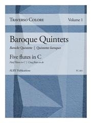 バロック・五重奏曲集・Vol.1（フルート五重奏）【Baroque Quintets Volume 1】