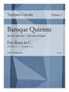 バロック・五重奏曲集・Vol.1（フルート五重奏）【Baroque Quintets Volume 1】