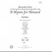 ハワードの讃美歌 (金管十三重奏)【Hymn for Howard, A】