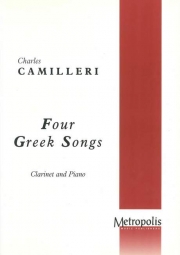 4つのギリシャの歌（チャールズ・カミーレリ） (クラリネット+ピアノ)【Four Greek Songs】