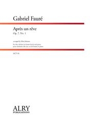夢のあとに（ガブリエル・フォーレ） (アルト・クラリネット+ピアノ)【Apres un Reve】