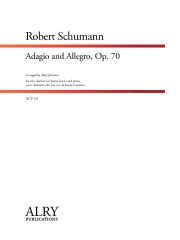 アダージョとアレグロ・Op.70（ロベルト・シューマン） (アルト・クラリネット+ピアノ)【Adagio and Allegro, Op.70】