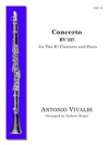 協奏曲・RV.537  (アントニオ・ヴィヴァルディ)  (エスクラリネット二重奏+ピアノ)【Concerto RV537】