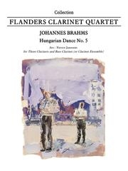 ハンガリー舞曲第5番（ヨハネス・ブラームス）  (クラリネット四重奏)【Hungarian Dance No. 5】
