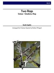 2つのラグ（スコット・ジョプリン）  (クラリネット四重奏)【Two Rags】