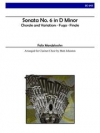 ソナタ・No.6・ニ短調（フェリックス・メンデルスゾーン） (クラリネット十重奏)【Sonata No. 6 in D Minor】