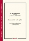 演奏会用小品・No.1（フェリックス・メンデルスゾーン） (クラリネット十二重奏)【Konzertstuck Nr. 1】