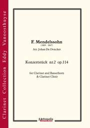 演奏会用小品・No.2（フェリックス・メンデルスゾーン） (クラリネット十二重奏)【Konzertstuck Nr. 2】