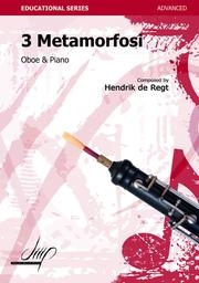 3つのメタモルフォーシ（ヘンドリク・デ・レフト） (オーボエ+ピアノ)【3 Metamorfosi】