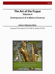 フーガの技法・Vol.4（バッハ）（サックス三重奏）【The Art of the Fugue, Volume 4 (Contrapunctus 8, 16)】