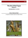 フーガの技法・Vol.1（バッハ）（サックス四重奏）【The Art of the Fugue, Volume 1 (Contrapunctus 1, 3, 5, 9)】