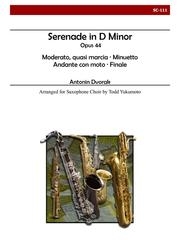 セレナーデ・Op.44（アントニン・ドヴォルザーク）（サックス十重奏）【Serenade, Op. 44】