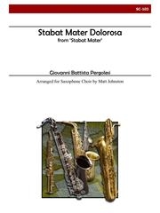 スターバト・マーテル・ドローローサ（ジョヴァンニ・バッティスタ・ペルゴレージ）（サックス八重奏）【Stabat Mater dolorosa】