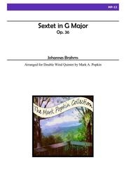 六重奏曲・ト長調・Op.36（ヨハネス・ブラームス）（木管十重奏）【Sextet in G Major, Op. 36】