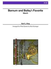 バーナムとベイリーのお気に入り（カール・キング）（木管五重奏）【Barnum and Bailey's Favorite】