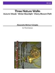 3つのネイチャー・ウォーク（アレクサンドラ・モルナール＝スハジャ）（木管五重奏）【Three Nature Walks】