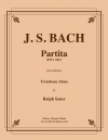 パルティータ・BWV 1013（バッハ）（トロンボーン）【Partita BWV 1013】