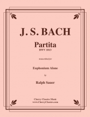 パルティータ・BWV 1013（バッハ）（ユーフォニアム）【Partita BWV 1013】