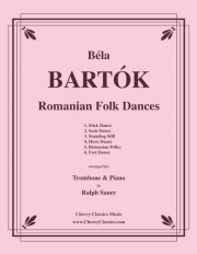 ルーマニア民俗舞曲（ベラ・バルトーク）（トロンボーン+ピアノ）【Romanian Folk Dances】