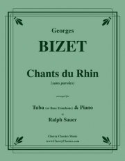 ラインの歌（ジョルジュ・ビゼー）（バストロンボーン+ピアノ）【Chants du Rhin】