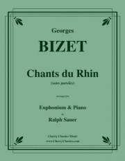 ラインの歌（ジョルジュ・ビゼー）（ユーフォニアム+ピアノ）【Chants du Rhin】