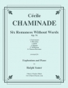 6つの無言歌（セシル・シャミナード）（ユーフォニアム+ピアノ）【Six Romances Without Words, Op 76】