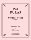 ヴォカリーズ・エチュード（ポール・デュカス）（ユーフォニアム+ピアノ）【Vocalise-Étude (Alla Gitana)】