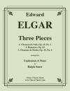 3つの小品（エドワード・エルガー）（ユーフォニアム+ピアノ）【Three Piece】
