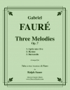 3つのメロディー・Op.7（ガブリエル・フォーレ）（バストロンボーン+ピアノ）【Three Melodies, Op. 7】