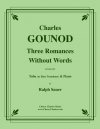無言歌集より3つのロマンス（シャルル・グノー）（バストロンボーン+ピアノ）【Three Romances Without Words】