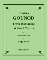 無言歌集より3つのロマンス（シャルル・グノー）（ユーフォニアム+ピアノ）【Three Romances Without Words】