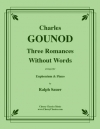 無言歌集より3つのロマンス（シャルル・グノー）（ユーフォニアム+ピアノ）【Three Romances Without Words】