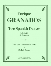 2つのスパニッシュ・ダンス（エンリケ・グラナドス）（バストロンボーン+ピアノ）【Two Spanish Dances】