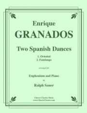 2つのスパニッシュ・ダンス（エンリケ・グラナドス）（ユーフォニアム+ピアノ）【Two Spanish Dances】