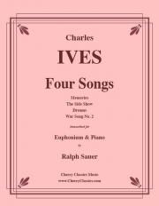 4つの歌（チャールズ・アイヴズ）（ユーフォニアム+ピアノ）【Four Songs】