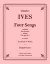 4つの歌（チャールズ・アイヴズ）（トロンボーン+ピアノ）【Four Songs】