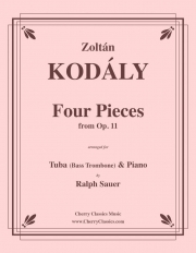 4つの小品（ゾルターン・コダーイ）（バストロンボーン+ピアノ）【Four Pieces from Opus 11】