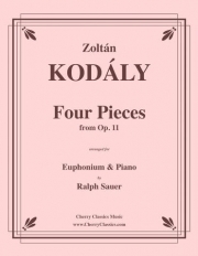 4つの小品（ゾルターン・コダーイ）（ユーフォニアム+ピアノ）【Four Pieces from Opus 11】