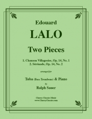 2つの小品（エドゥアール・ラロ）（バストロンボーン+ピアノ）【Two Pieces】