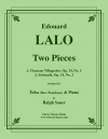 2つの小品（エドゥアール・ラロ）（バストロンボーン+ピアノ）【Two Pieces】