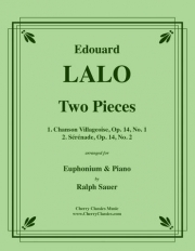 2つの小品（エドゥアール・ラロ）（ユーフォニアム+ピアノ）【Two Pieces】